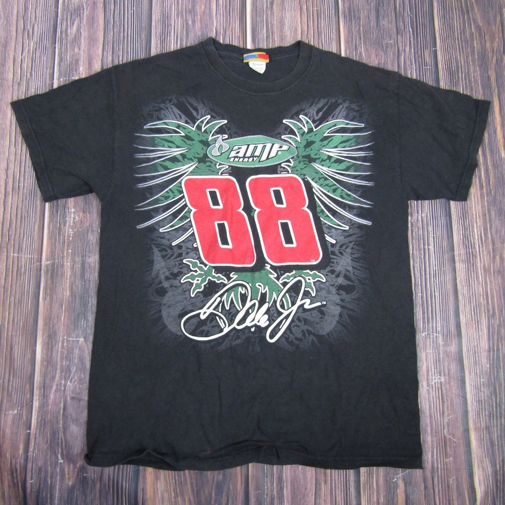 Dale Earnhardt Jr Shirt Mens Large NASCAR Sprint Cup Series 88 AMP Energy 2011‎